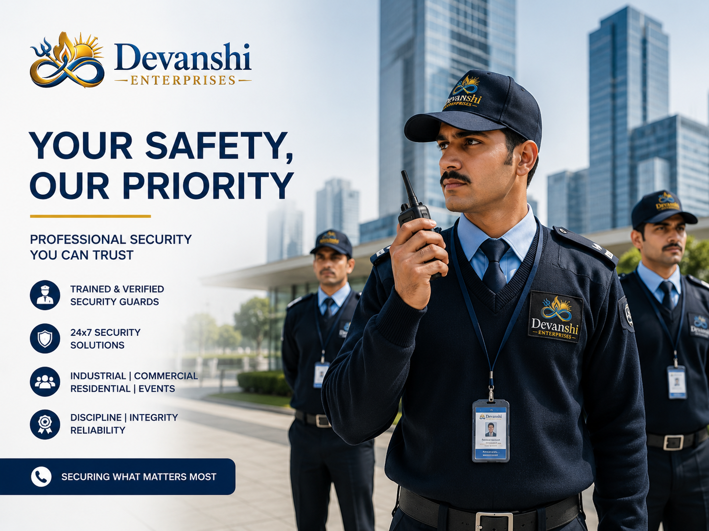 Security and facility team on duty